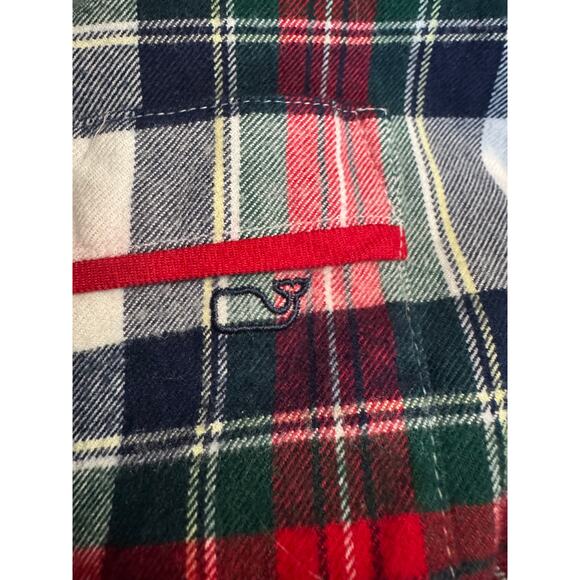 Vineyard Vines Flannel Plaid Pajama Set – Size Small – Holiday Tartan Plaid - Picture 5 of 7
